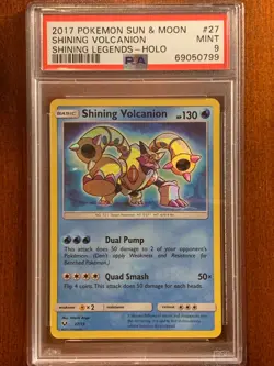 Pokemon - Shining Volcanion #27 - 2017 Shining Legends - Englisch - PSA 9 - Image 1