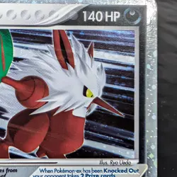 Pokemon TCG Shiftry EX Crystal Guardians Holo Card 97/100 MP Nice but Creased - Image 4