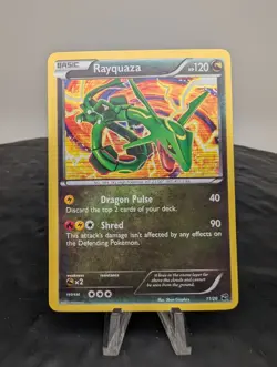 Pokemon Rayquaza 11/20 Dragon Vault Holo Foil TCG Card 2012 LP HP120 ✨ - Image 1