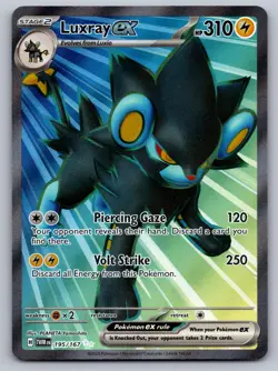 Luxray ex 195 Ultra Rare Twilight Masquerade Near Mint - Image 1