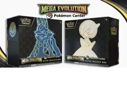 Pokemon Center 2x ETB Mega Evolution Lucario & Gardevoir PRESALE Ships Sept - Image 1