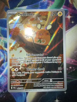 Pokemon Card Dedenne 093/088 Me03 Perfect Order Holo Illustration Rare Near Mint - Image 1