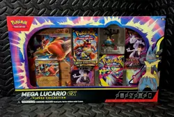 Pokemon TCG: Mega Lucario ex Premium Figure Collection Factory Sealed Box - Image 1