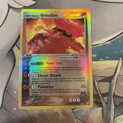 Team Magma’s Groudon - 9/95 Reverse Holo - EX Magma vs Aqua Pokemon 2004 - MP/LP - Image 3