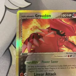 Team Magma’s Groudon - 9/95 Reverse Holo - EX Magma vs Aqua Pokemon 2004 - MP/LP - Image 4