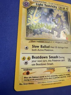 Pokemon Celebrations Light Toxtricity SWSH137 Sword & Shield Promo Card Holo NM- - Image 5