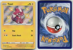 Toxel SV041/SV122 Shiny Rare Shining Fates Shiny Vault Pokemon Holo NM - Image 3
