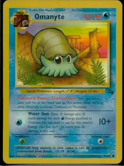 Omanyte Fossil LP Pokemon TCG - Image 1