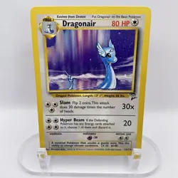 Dragonair 22/130 Base Set 2 LP WOTC Pokemon TCG Vintage Single - Image 1