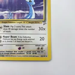 Dragonair 22/130 Base Set 2 LP WOTC Pokemon TCG Vintage Single - Image 5