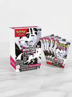 Pokemon TCG Scarlet & Violet White Flare Booster Bundle Box 6 Packs - Image 1
