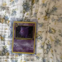 Gengar 5/62 Fossil Holo Rare 1999 English 80 HP 1st Ed - Image 3
