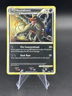 Houndoom 5/90 - Holo - HGSS Undaunted - Pokemon - Nm (SWIRL) - Image 1