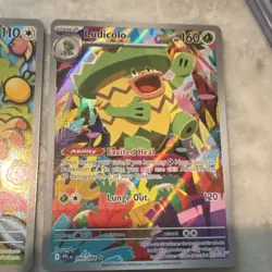 🌈Pokemon Full Art Illustration Rare Lot Ambipom, Ludicolo, Turtonator, Nymble🌈 - Image 3