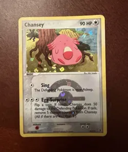 Nintendo Chansey 19/112 EX FireRed & LeafGreen Holo Rare English 2004 90 HP - Image 1