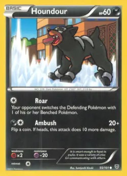 HOUNDOUR 55/101 COMMON PLASMA BLAST POKEMON NEAR MINT - Image 1