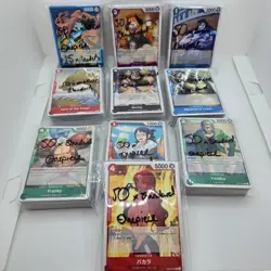One Piece Card Bundle 1000 Cards Mixed Lot 25x Leaders 50x Shiny JP/EN NM - Image 1