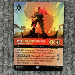 Disney Lorcana Wilds Unknown Lyle Tiberius Rourke 214/204 Epic Foil - Image 1