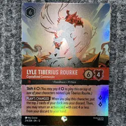 Disney Lorcana Wilds Unknown Lyle Tiberius Rourke 214/204 Epic Foil - Image 2