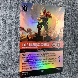 Disney Lorcana Wilds Unknown Lyle Tiberius Rourke 214/204 Epic Foil - Image 3