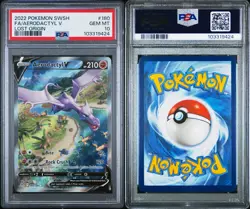 2022 POKEMON SWSH FA/AERODACTYL V LOST ORIGIN #180 PSA 10 GEM MT - Image 3