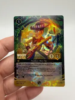 Woody Jungle Guide Foil Promo - Set Champs - Disney Lorcana - Image 1