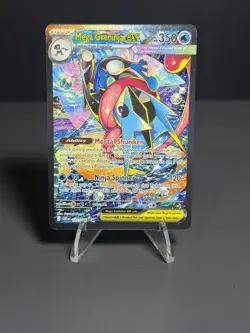 Pokemon TCG Me04: Chaos Rising Mega Greninja ex SIR 116/086 Holo NM - Image 1
