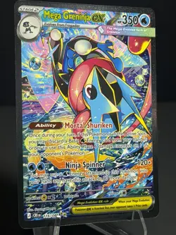 Pokemon TCG Me04: Chaos Rising Mega Greninja ex SIR 116/086 Holo NM - Image 2