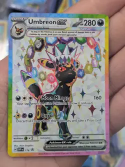 Pokemon TCG Umbreon EX Svp176 Premium Figure Collection Promo - Image 1
