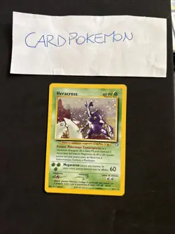 Pokemon Card Heracross 6/111 - Neo Genesis ITA -holo-swirl-Mint! - Image 1