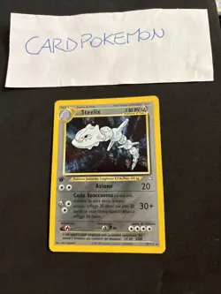 Pokemon Card Steelix 15/111 1ST-Neo Genesis-Ita-Holo-good! - Image 1