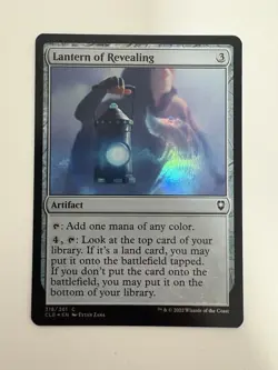 Lantern of Revealing Foil MTG Magic the Gathering Card NM Near Mint CLB - Image 1