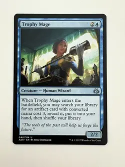 Trophy Mage MTG Magic the Gathering Card NM Near Mint AER - Image 1
