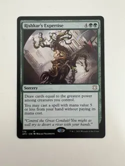 Rishkar’s Expertise MTG Magic the Gathering Card NM Near Mint AFC - Image 1