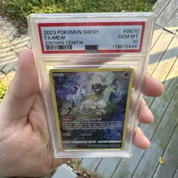 Pokemon Mew TCG Rare Holo Card Crown Zenith: Galarian Gallery #GG10/GG70 PSA 10 - Image 3