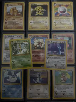 Pokemon TCG Base Set Unlimited 86 Card Lot Complete Non-Holo Set NM/LP Condition - Image 1