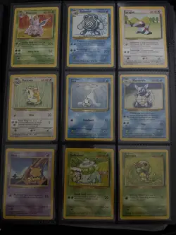 Pokemon TCG Base Set Unlimited 86 Card Lot Complete Non-Holo Set NM/LP Condition - Image 3