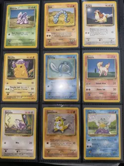 Pokemon TCG Base Set Unlimited 86 Card Lot Complete Non-Holo Set NM/LP Condition - Image 5