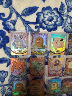 20 LP/NM Rainbow Topps Holo Pokemon Card Lot Series 1 Black Logo 20 Cards - Image 2