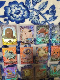 20 LP/NM Rainbow Topps Holo Pokemon Card Lot Series 1 Black Logo 20 Cards - Image 3
