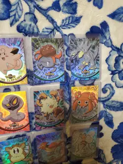 20 LP/NM Rainbow Topps Holo Pokemon Card Lot Series 1 Black Logo 20 Cards - Image 4