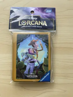 Disney Lorcana Official Card Sleeves Toy Story Woody & Buzz Japan Exclusive - Image 1
