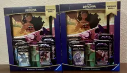 TCG Disney Lorcana Portfolio Bundle [4 Booster Packs & 1 Card Portfolio] 2 Pack* - Image 1
