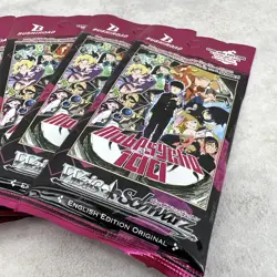 5 Packs! 2020 Weiss Schwarz - Mob Psycho 100 - English - Factory Sealed, New - Image 2