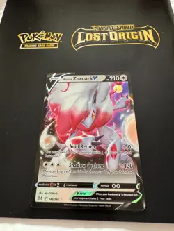 Hisuian Zoroark V Half-Art Ultra Rare - POKEMON CARD - LOST ORIGIN - 146/196 NM - Image 1