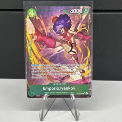 Emporio Ivankov OP16-026 SR Alt Art One Piece Card Game Time Of Battle Secret R - Image 1