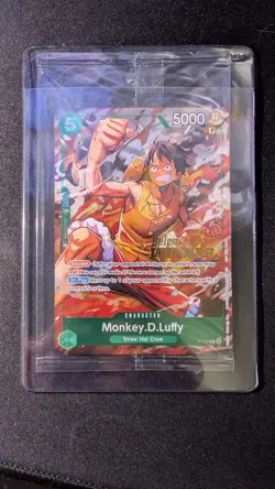 OPTCG Sealed Monkey D. Luffy P-135 OP16 Release Event Winner Card - Image 1