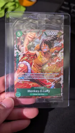 OPTCG Sealed Monkey D. Luffy P-135 OP16 Release Event Winner Card - Image 2