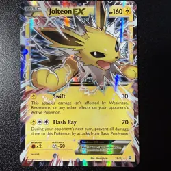 Jolteon EX 28/83 Generations Pokemon Card TCG Near Mint - Image 1