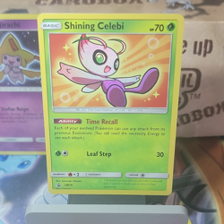 Pokemon Shining Celebi SM79 Sun & Moon Holo Promo Card English 70 HP 2017 - Image 1